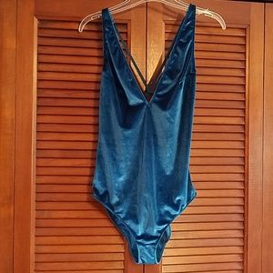 NWOT velour bodysuit